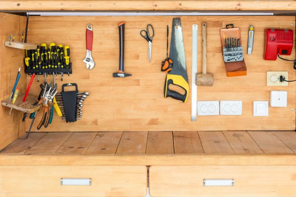 Workbench Assembly in Walnut Creek